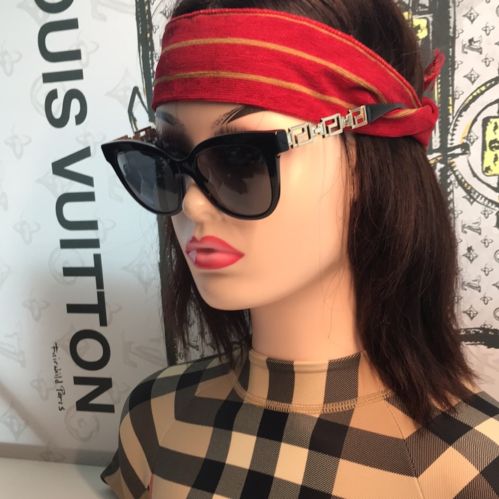 🕶️ Versace VE4394 3916 Cat-Eye Sunglasses – Black – Authentic Designer Shades